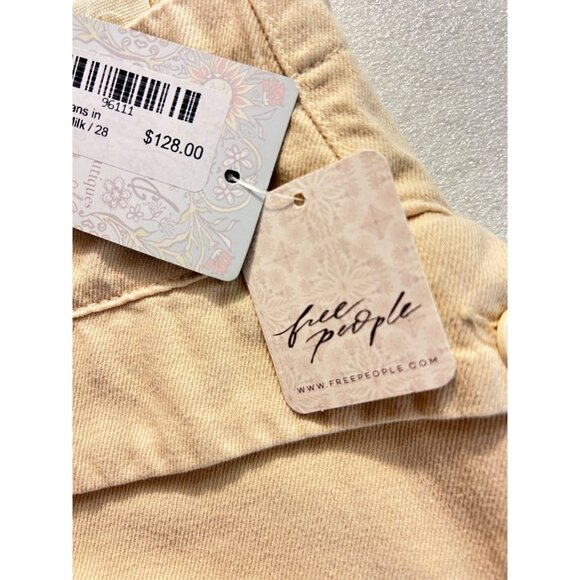 We The Free | Free People Lotus Jeans Almond Milk 28 NWT - Picture 9 of 9